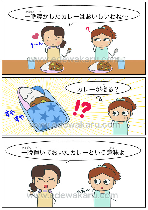 blog寝かしたカレー