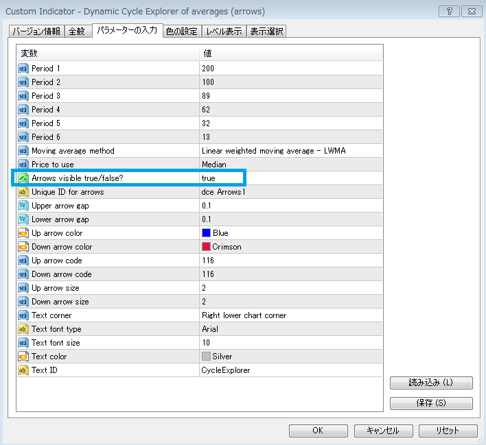 Dynamic Cycle Explorer Indicator Mt4 Arrow Dynamic Cycle Explorer of averages (arrows) : MT4/MT5 インジケーター倉庫クラウド館