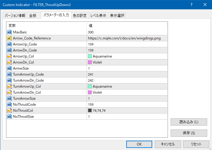 FILTER_ThrustUpDown2 : MT4 インジケーター倉庫クラウド館 FILTER_ThrustUpDown2 : MT4 インジケーター倉庫クラウド館