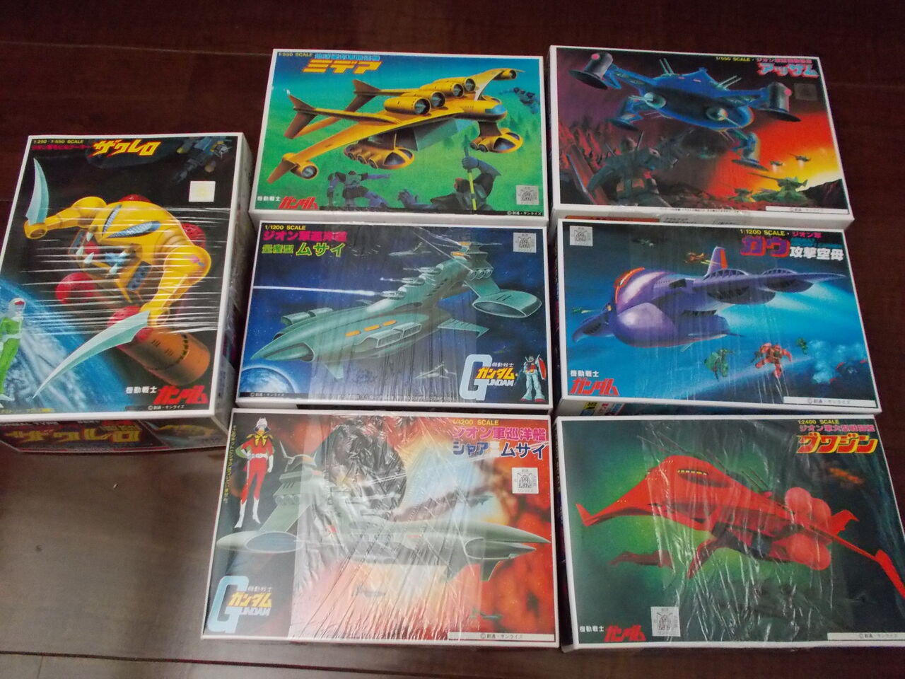 ガウ攻撃空母 モビルスーツインアクションのやつ-Zガンダム関連8個セット