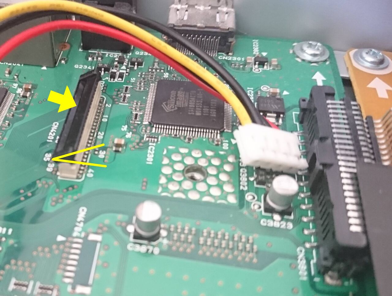 東芝DVDレコーダーRD-XS53の修理補修部品電源基板 東芝DVDレコーダーRD-XS53の修理補修部品電源基板