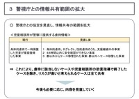 警視庁との共有範囲