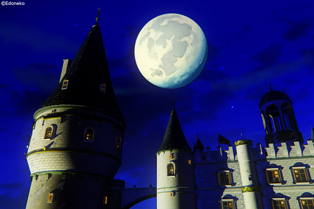 コミックcg 西洋の城 外観2 えどねこ絵巻