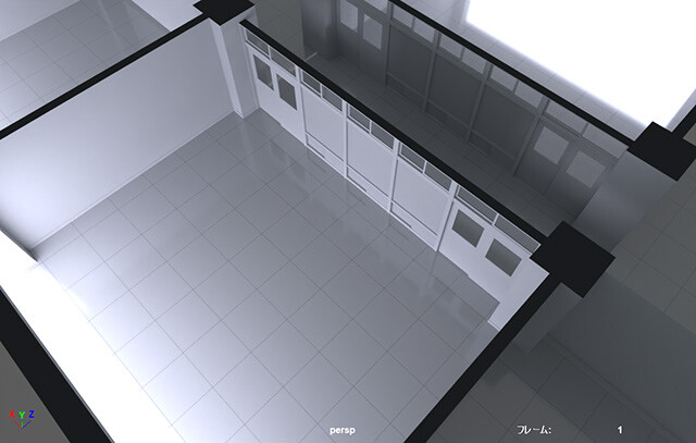 漫画背景を作ろう - 学校の3D俯瞰マップ : えどねこ絵巻