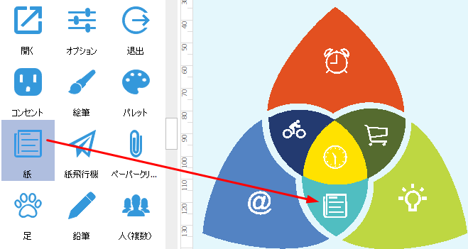 ベン図の書き方 6ステップでベン図を自動作成 Edrawnneiのblog