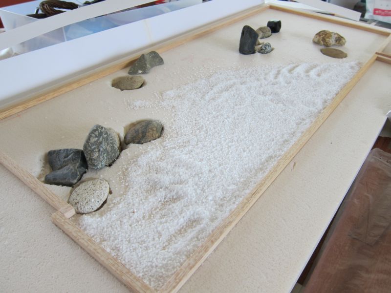 龍安寺の石庭を再現 樋口泰建築事務所