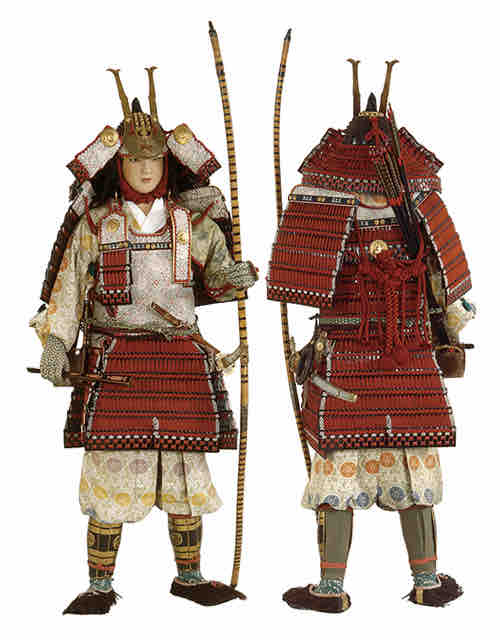 胴丸(平安時代 鎌倉時代風の鎧)2.紺