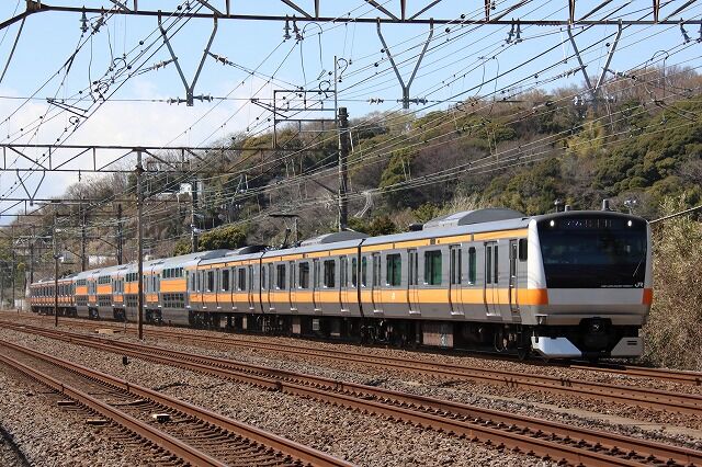 中央快速線E233系グリーン車試運転 : 写メ鉄