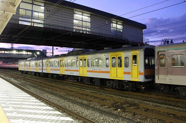 以前新秋津駅にいた105系訓練車 写メ鉄