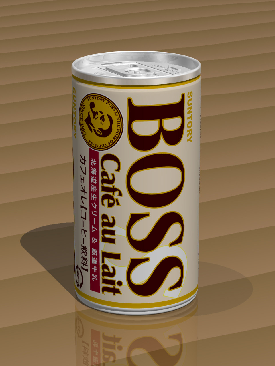 Bossカフェオレも完成しました マッチーの3dcgな日々