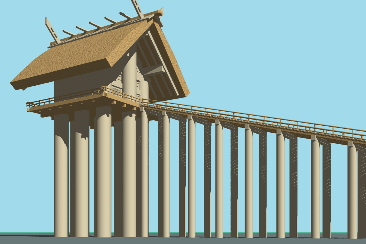 古代出雲大社 13年 マッチーの3dcgな日々