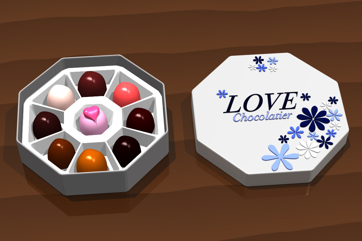 今年もまたホワイトデーのチョコも作りました マッチーの3dcgな日々