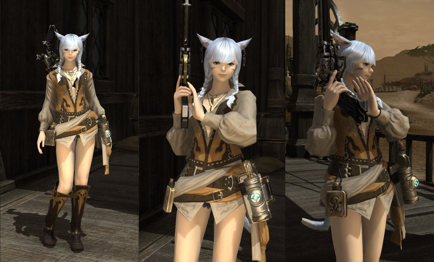 新生ff14 銃に似合いそうなガンマンっぽいミラプリ ミラプリ Ff14 じゅうよんつうしん