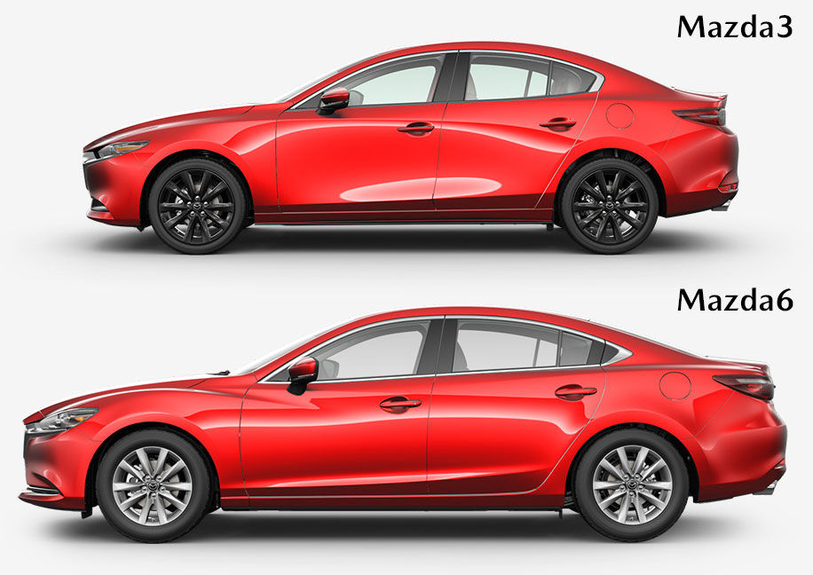 新型mazda3とmazda6 アテンザ を見比べてみる K Blog