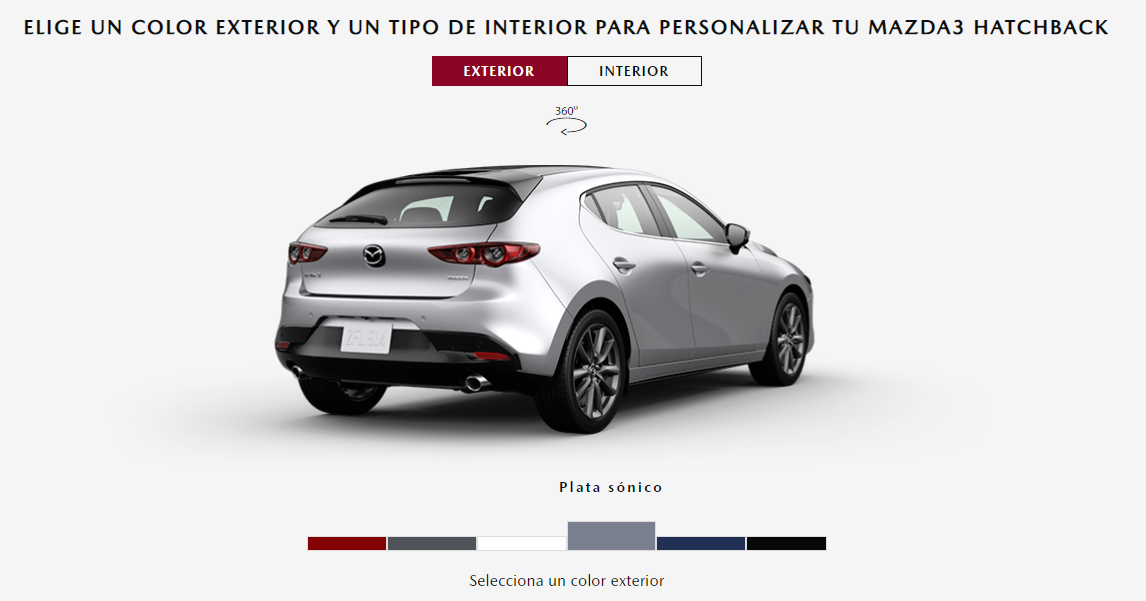 好きな色のmazda3を360 みてみよう K Blog
