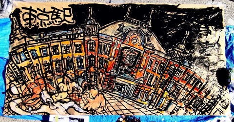 畳一枚サイズのスケッチ