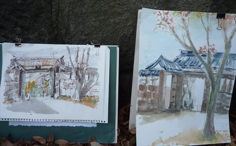 211128・北の丸・東描 (15)