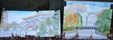 211128・北の丸・東描 (12)