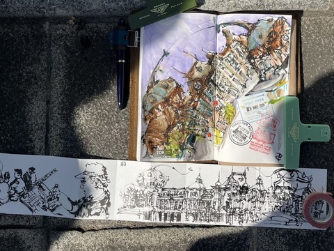 アコーディオンスケッチ２