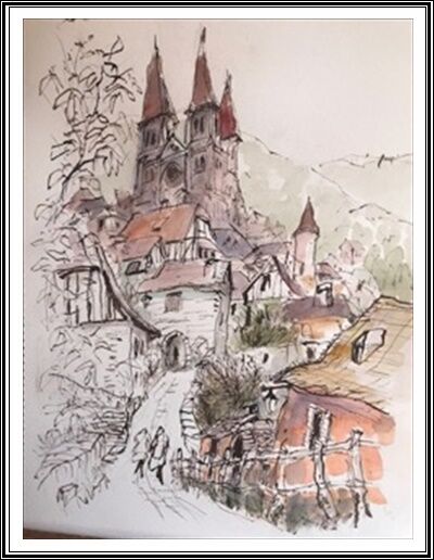 9-コンク　教会への坂道　