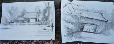 211128・北の丸・東描 (16)