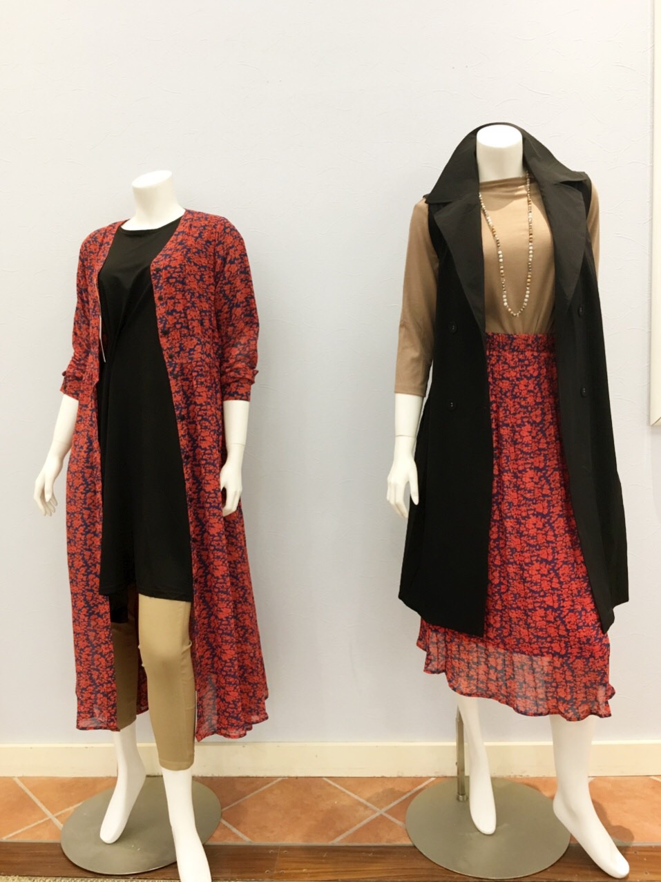 ファッションブランド セレクトショップ By Egami Group ヴィンテージフラワー柄シリーズコーデ ブージュルード大曲店