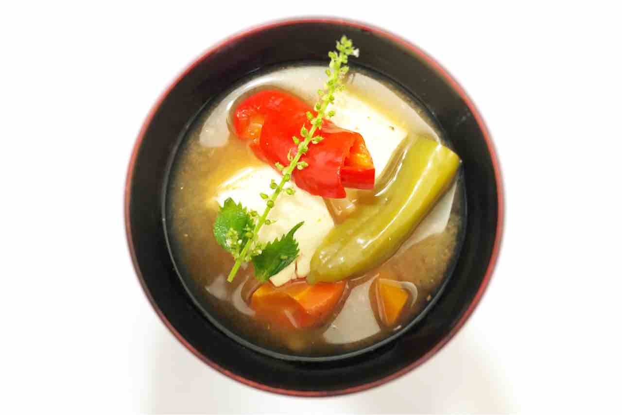 味噌汁ざっくりレシピ 穂じそを味噌汁に 味噌汁をつくろう 毎日の料理 食事 片付けが楽しくなる近道