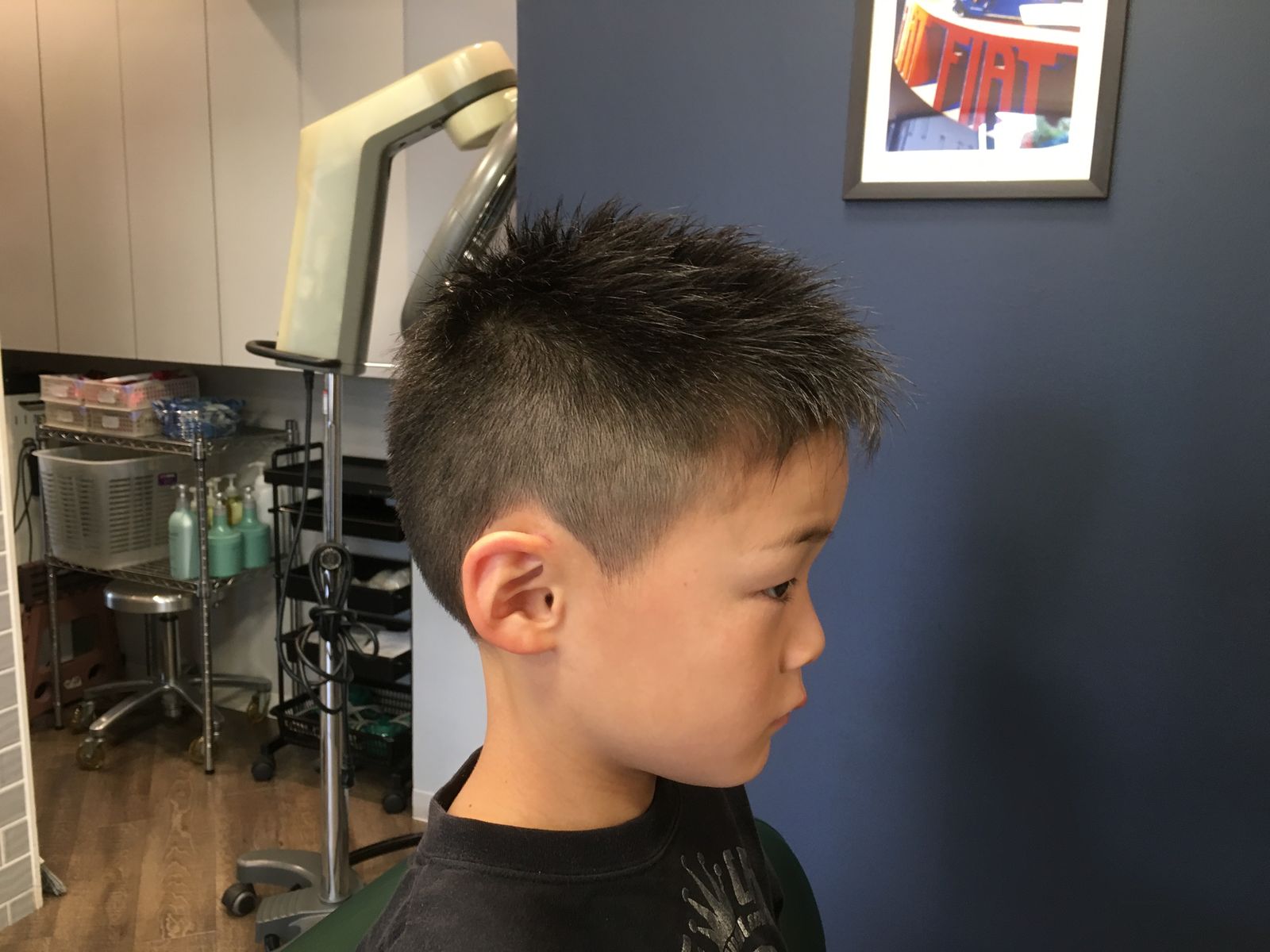 キッズカットソフトモヒカン The Traditional Barber Egaoのブログ
