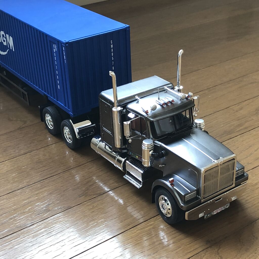 イタレリ 1/24 40フィート コンテナトレーラー 完成 : K's garage イタレリ 1/24 40フィート コンテナトレーラー 完成 : K's garage