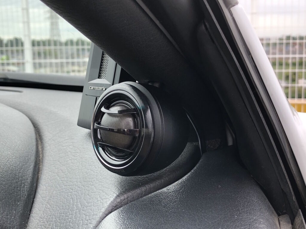 2個 車・バイク・自転車 カロッツェリア ツイーター クロスオーバー