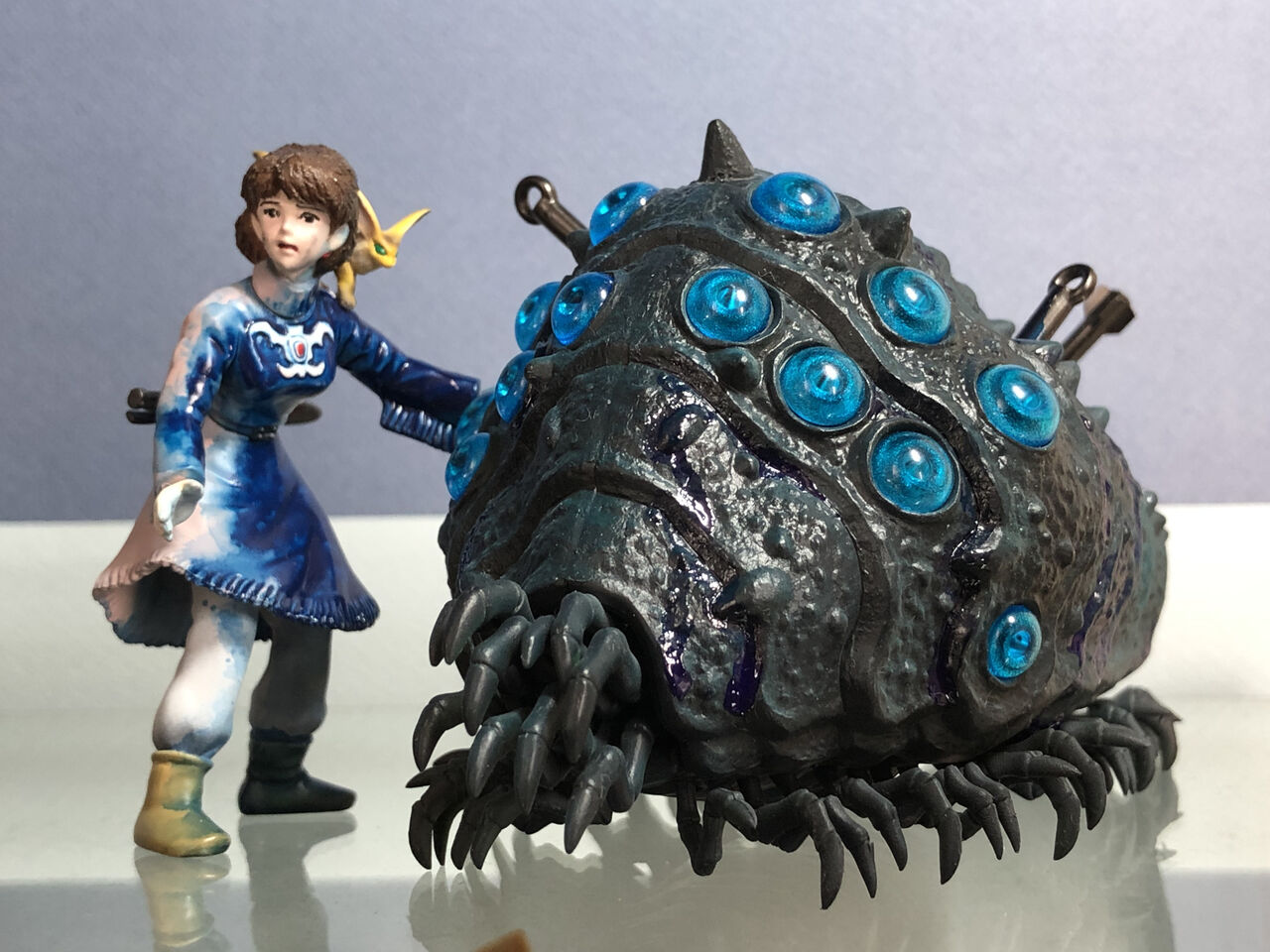 風の谷のナウシカ オーム フィギュア 2体セット 風の谷のナウシカ フィギュア(王蟲二体含む)計五体 風の谷の