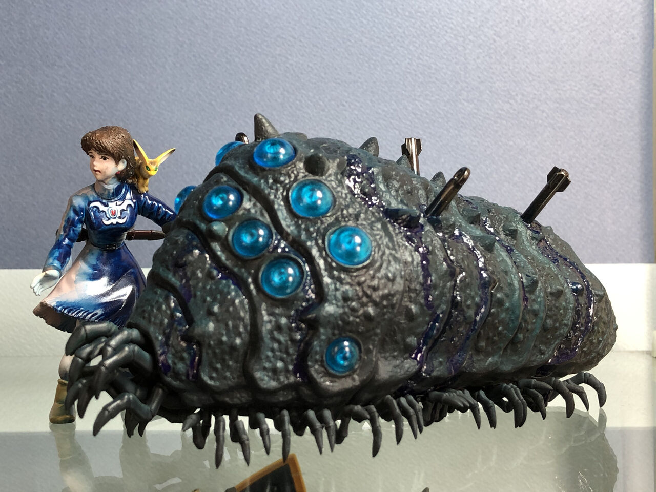 幅広type ジブリ 風の谷のナウシカ 王蟲(オーム)とナウシカ プラモデル