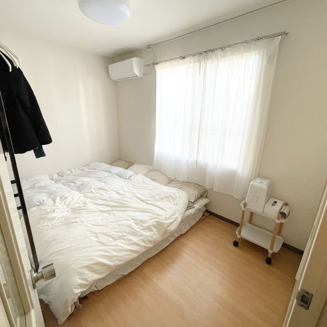 賃貸ok ピンで取り付けできる長く渡せる室内物干し えはみのdiyと暮らしブログ Powered By ライブドアブログ