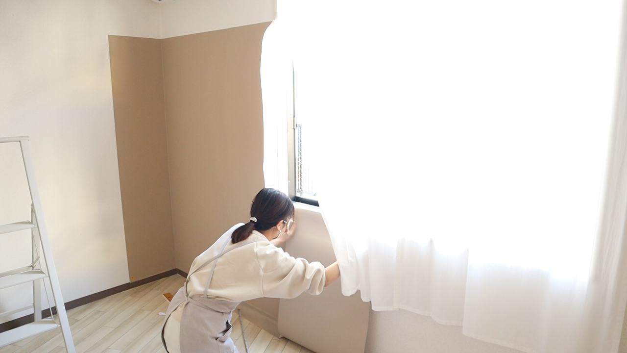寝室diy 13 貼ってはがせる壁紙 ジョイントカットする時に賃貸の壁紙を傷つけないアイテム えはみのdiyと暮らしブログ Powered By ライブドアブログ