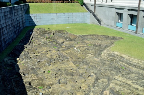 再現された飛鳥池遺跡（北半部）