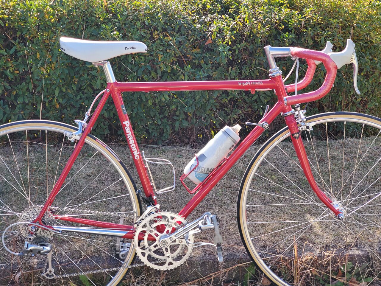 ロードバイクpanasonic Les Maillotsレマイヨ460クロモリ Panasonic