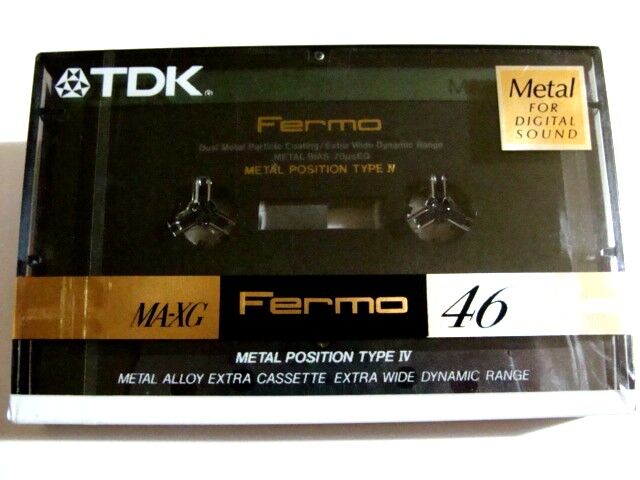 未開封メタルカセットテープ TDK MA-XG Fermo 46 (出品その４)