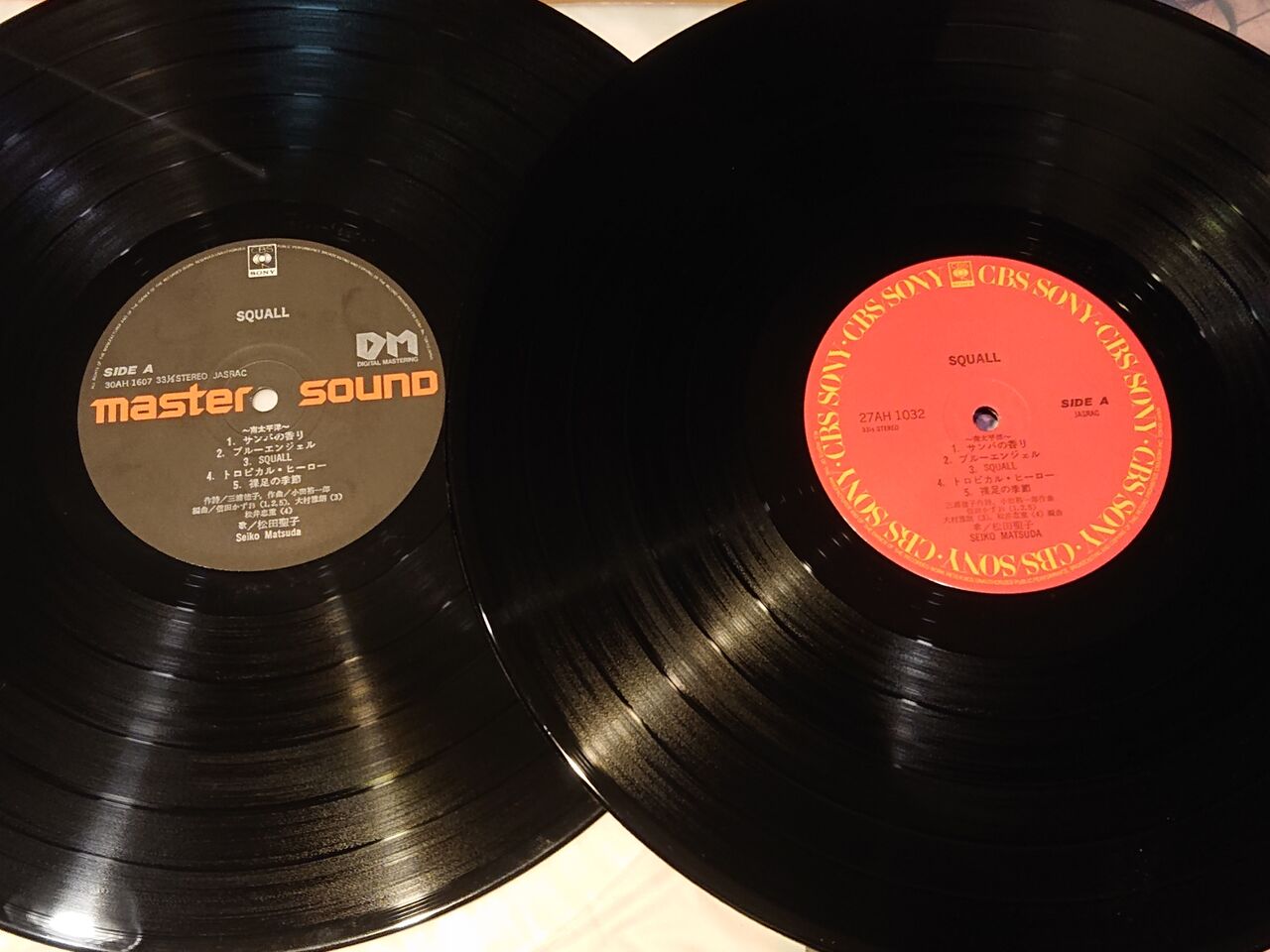 松田聖子 レコード（マスターサウンドLP） : さくの家電のーと