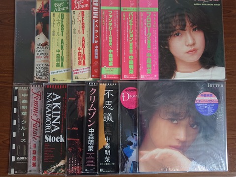 中森明菜LPレコード　STOCK