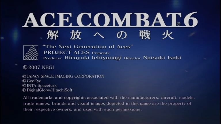 Xbox360 エースコンバット6 限りなくクソゲーに近いブルー