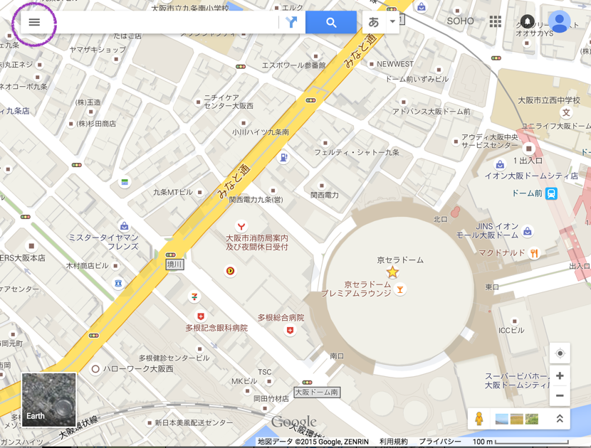 Googleマップの地図をブログに貼る 永遠日誌