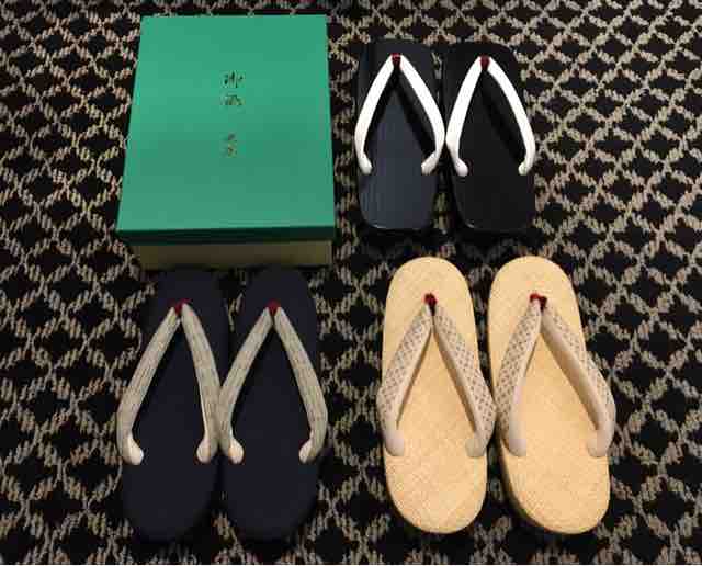 念願の草履を挿げてもらいました 還暦着物好き日記 念願の草履を挿げてもらいました 還暦着物好き日記