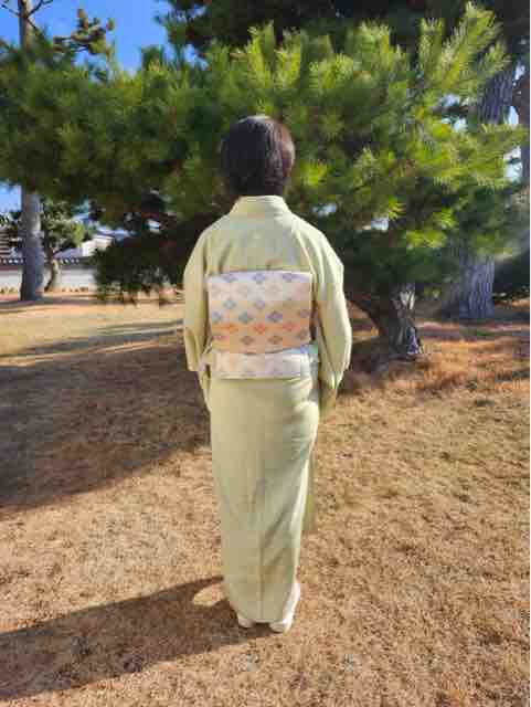 身幅を広げた私の江戸小紋〜着物しるべの会 『和裁士から見た