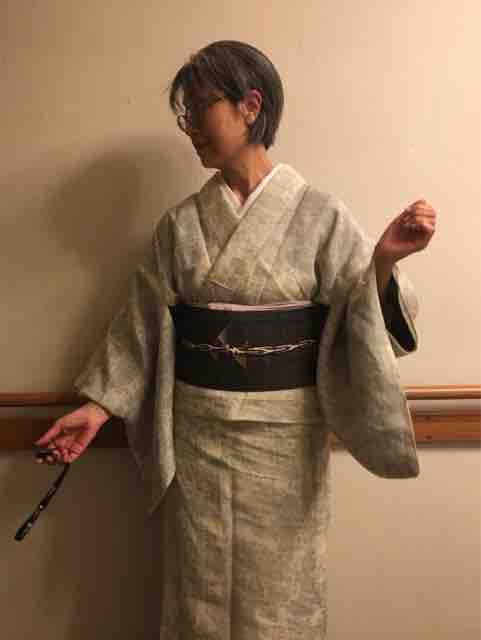 白い着物に黒い長襦袢は 還暦着物好き日記 白い着物に黒い長襦袢は 還暦着物好き日記
