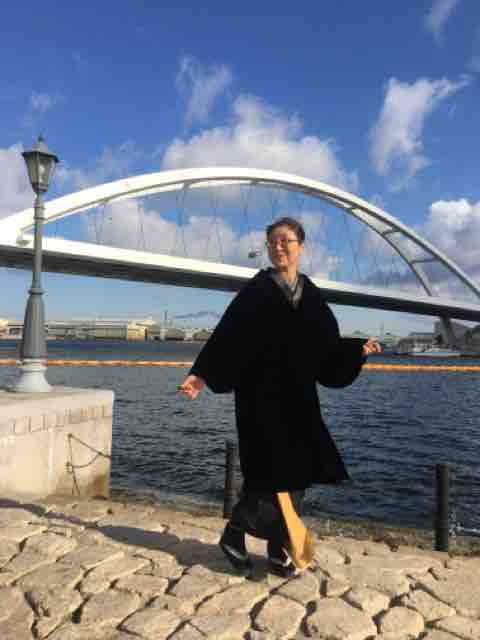 アゲハラベルベットのコート／すいかの名産地 : 還暦着物好き日記 