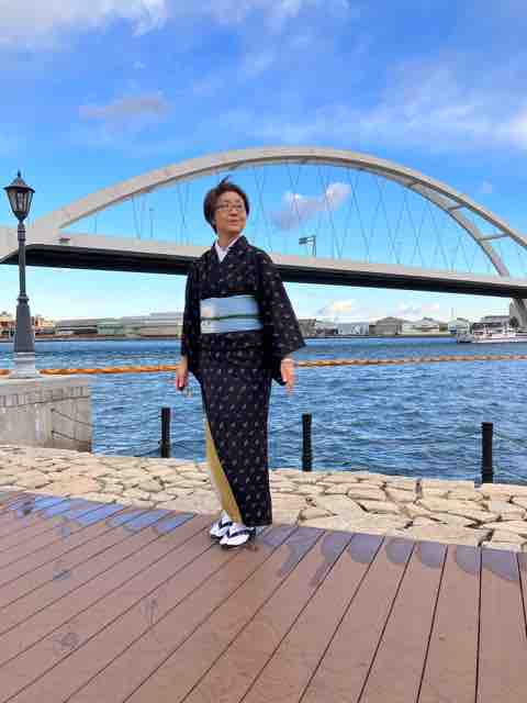アゲハラ（揚原）ベルベットコート : 還暦着物好き日記