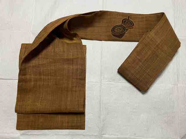 悩ましい科布の九寸名古屋帯 : 還暦着物好き日記 悩ましい科布の九寸名古屋帯 : 還暦着物好き日記