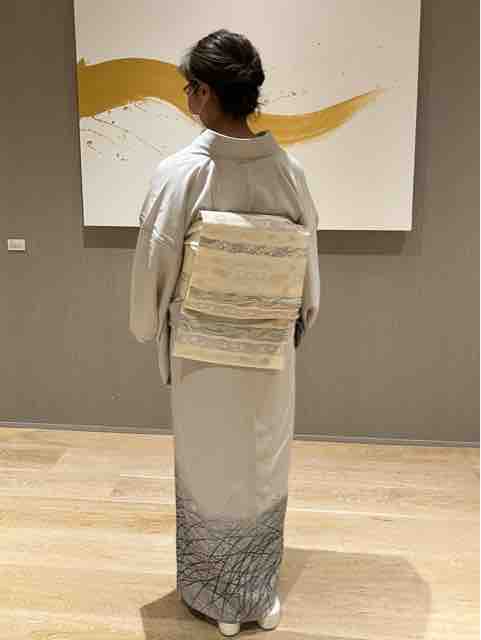 白・長襦袢・正絹 ・絽 ☆ 『 1674 』 ( 143㎝前後の方)（最高級