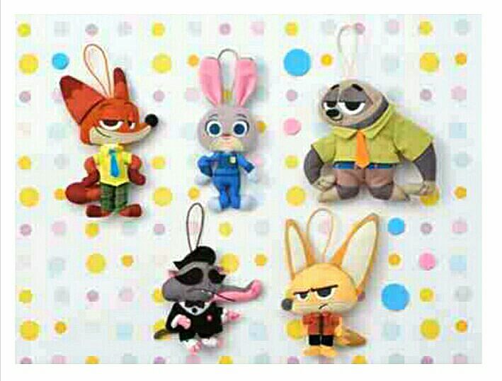 全部で5種類 ズートピア キャラクターufoキャッチャー ズートピア キャラクターグッズ ジュディ ニック フラッシュぬいぐるみはココ