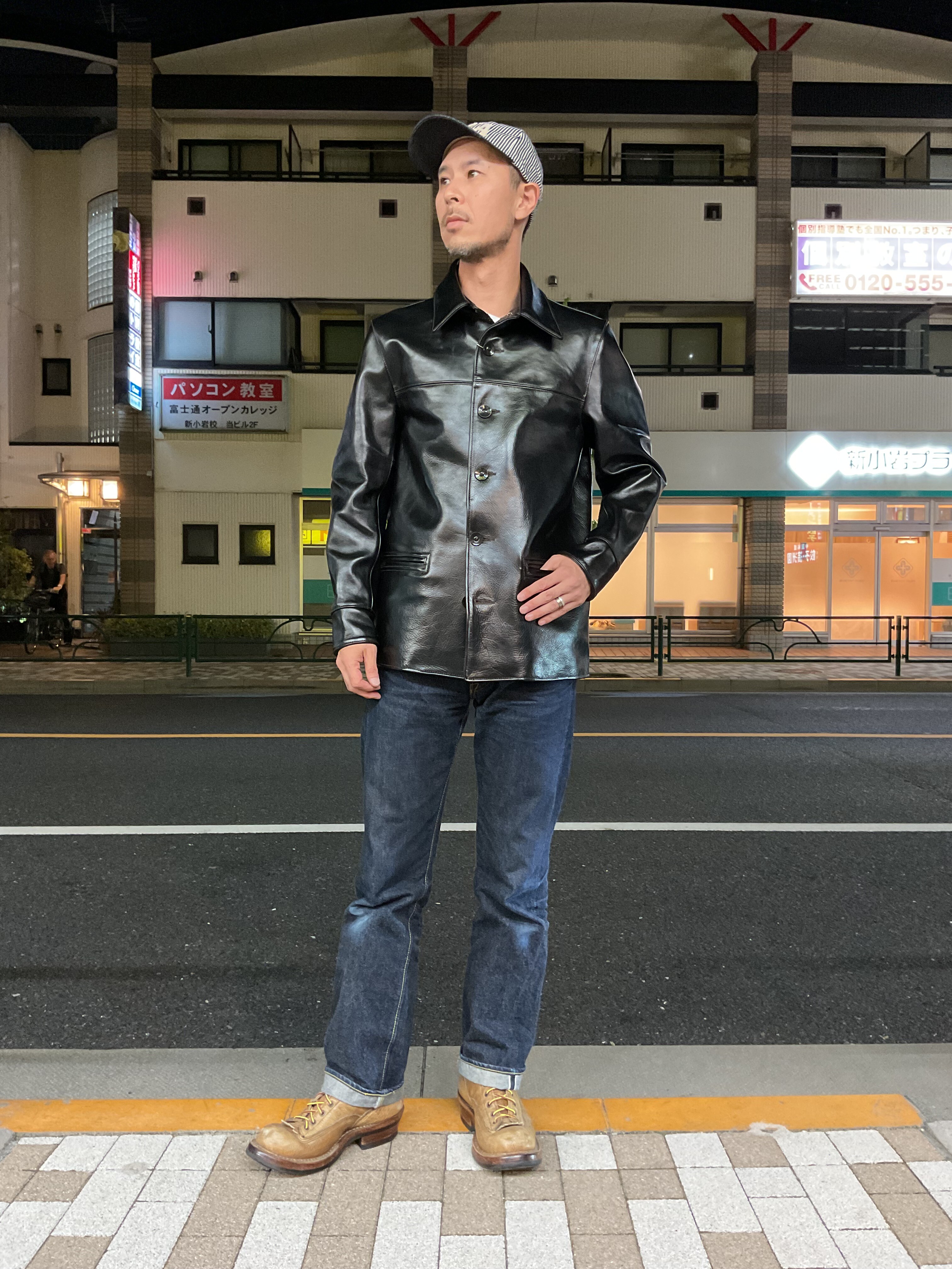 エイトレザーズ カーコート エイトレザーズ！ホースハイドレザー・スポーツカーコート